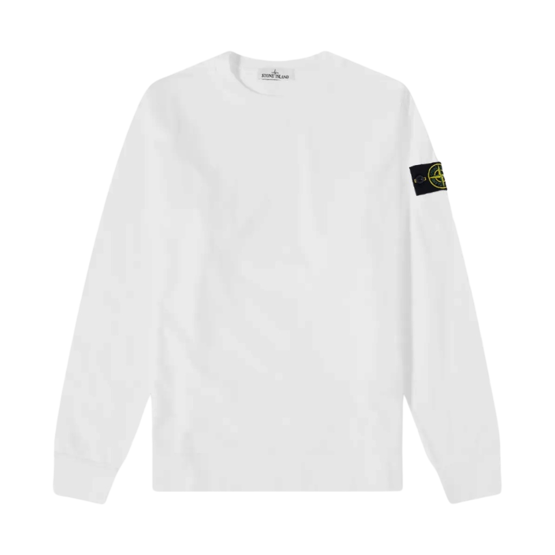 스톤 아일랜드 63750 가먼트 다이드 거즈드 코튼 크루넥 스웨트셔츠 화이트 - 22FW(Stone Island 63750 Garment Dyed Gauzed Cotton Crewneck Sweatshirt White - 22FW) - 1