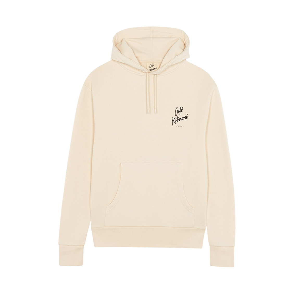 SPCKU00302-LT Maison Kitsune Hoodie Cafe Kitsune New Latte