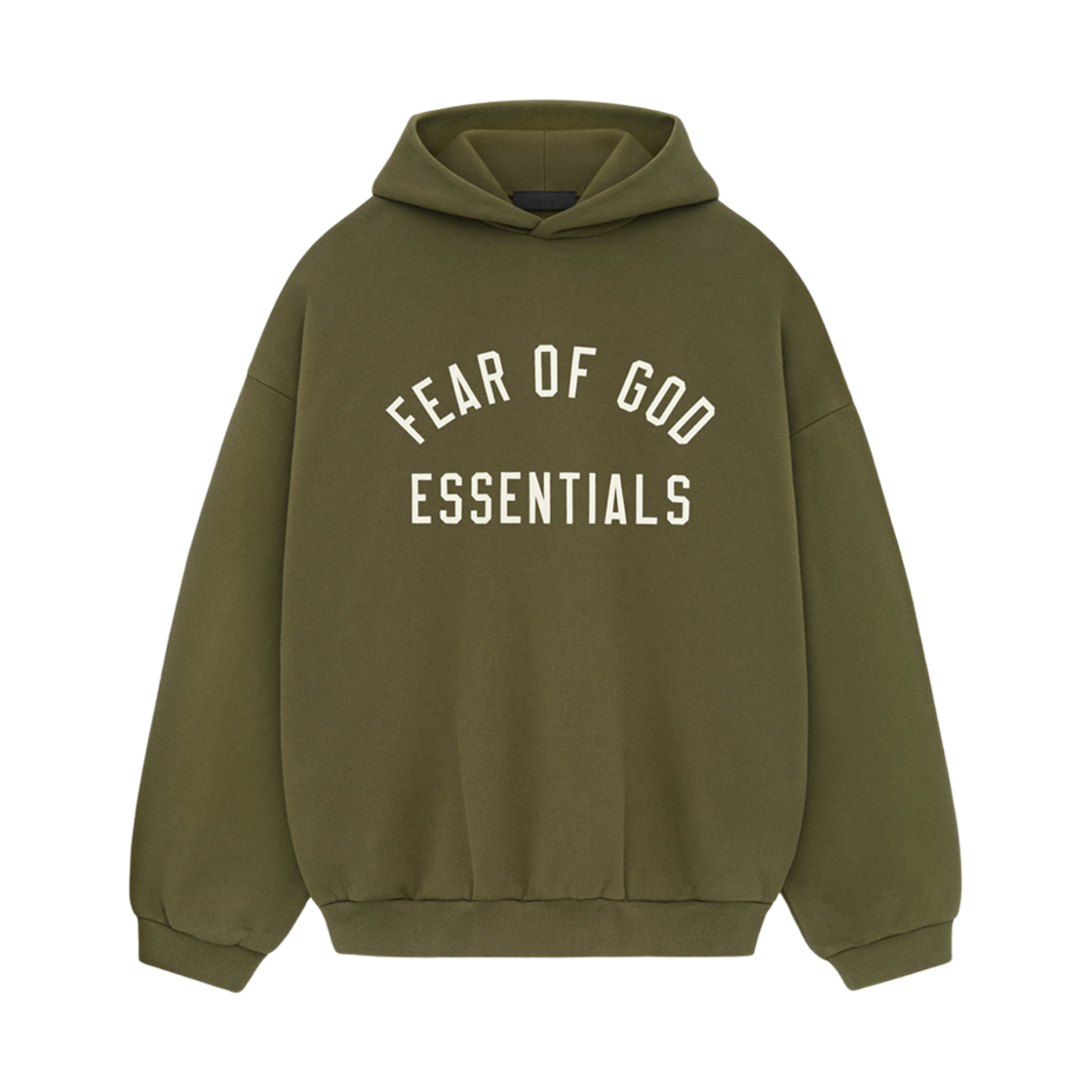 에센셜 플리스 후드 밀리터리 - 24FW(Essentials Fleece Hoodie Military - 24FW)