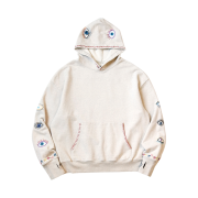 Kapital Top Fleece Hooded Sweatshirt Speakeasy Embroidery Kinari