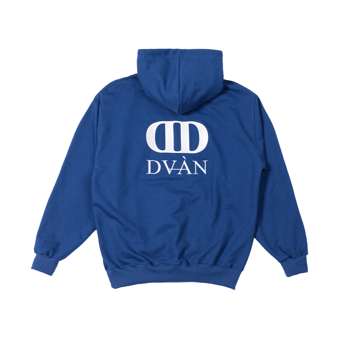 드반 시그니처 로고 후드 블루(DVAN Signature Logo Emb Hoodie Dark Blue)