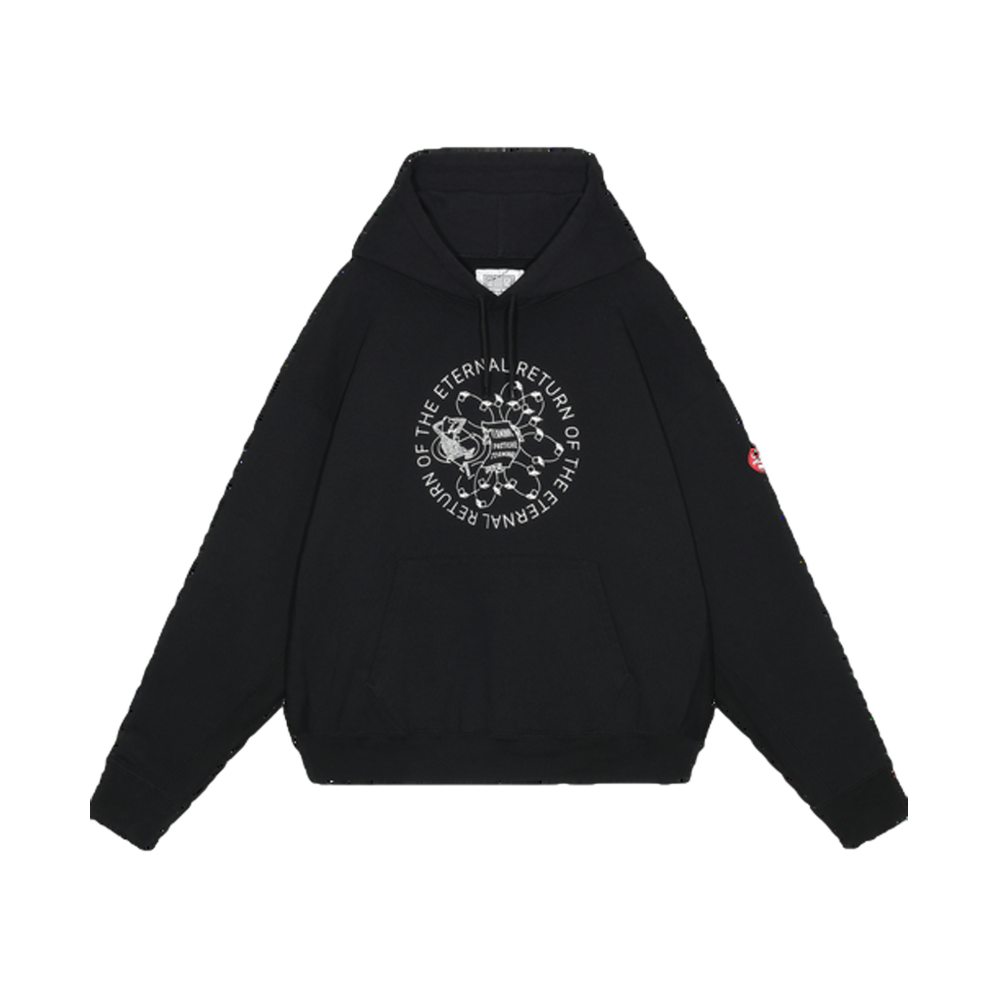 카브엠트 MD 퍼페추얼 모션 머신 후드 블랙 - 25SS(Cav Empt MD Perpetual Motion Machine Hoody Black - 25SS)