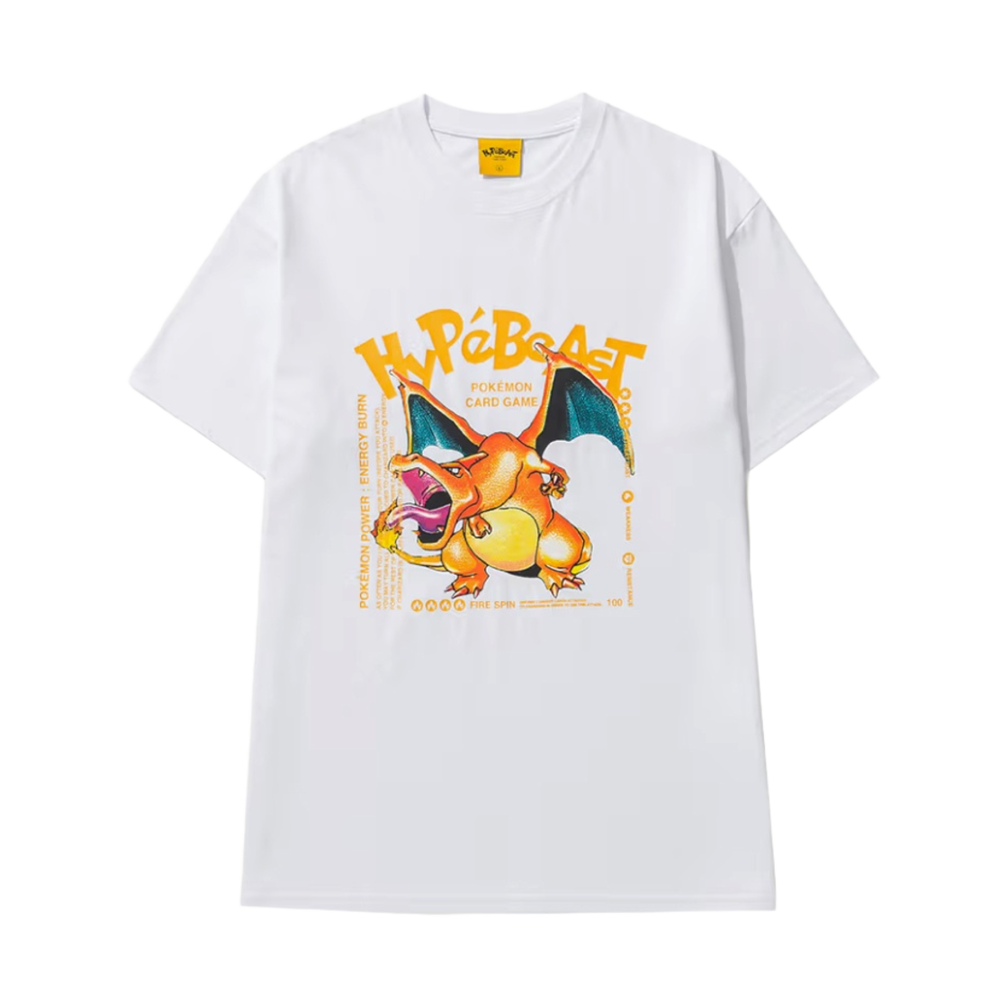 포켓몬 x 하입비스트 TCG 25주년 기념 캡슐 컬렉션 티셔츠 화이트(Pokemon x Hypebeast TCG 25th Anniversary Capsule Collection T-Shirt White)