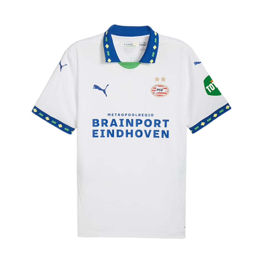 푸마 PSV 아인트호벤 24/25 3rd 저지 화이트 코발트 글레이즈 (논 마킹 버전)(Puma PSV Eindhoven 24/25 3rd Jersey White Cobalt Glaze (Non Marking Ver.))