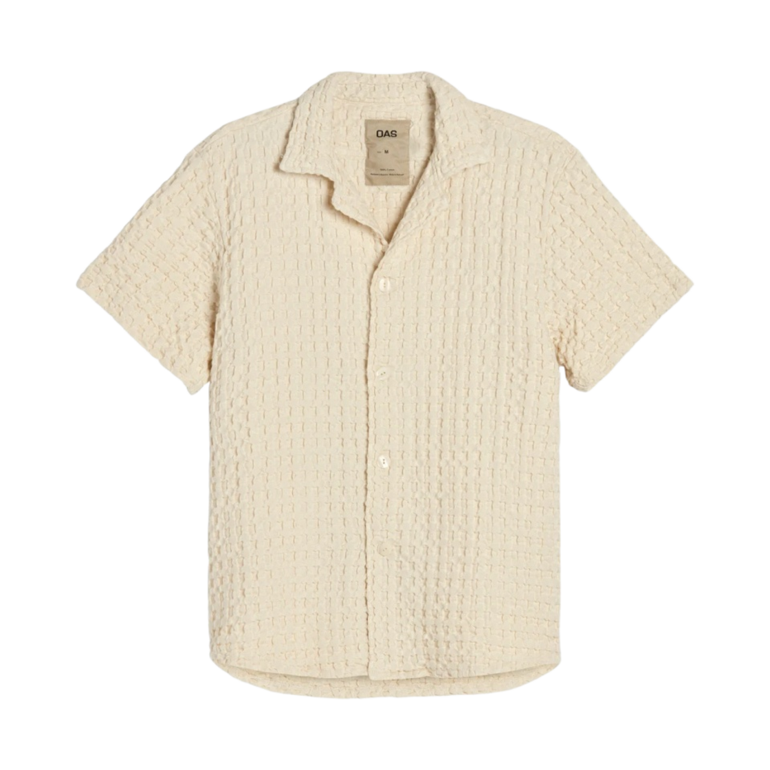 오에이에스 쿠바 와플 셔츠 에크루(OAS Cuba Waffle Shirt Ecru)