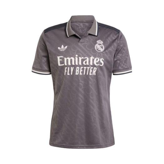 IY1763 Adidas Real Madrid 2024/25 3rd Jersey Charcoal - KR Sizing (Non Marking Ver.)