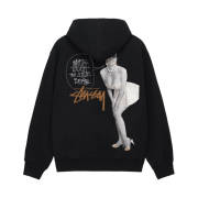 Stussy Skate Tough Zip Hoodie Black