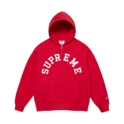 Supreme x Champion Zip Up Hooded Sweatshirt Red - 24SS