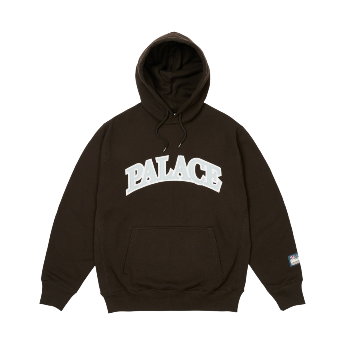 - Palace Arc Applique Hood Black - 24SS