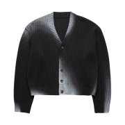 Ader Error Glow Cardigan Charcoal