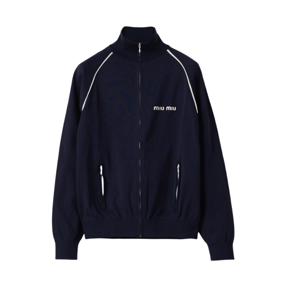 W) 미우 미우 나일론 플리스 가디건 네이비 | Miu Miu | KREAM