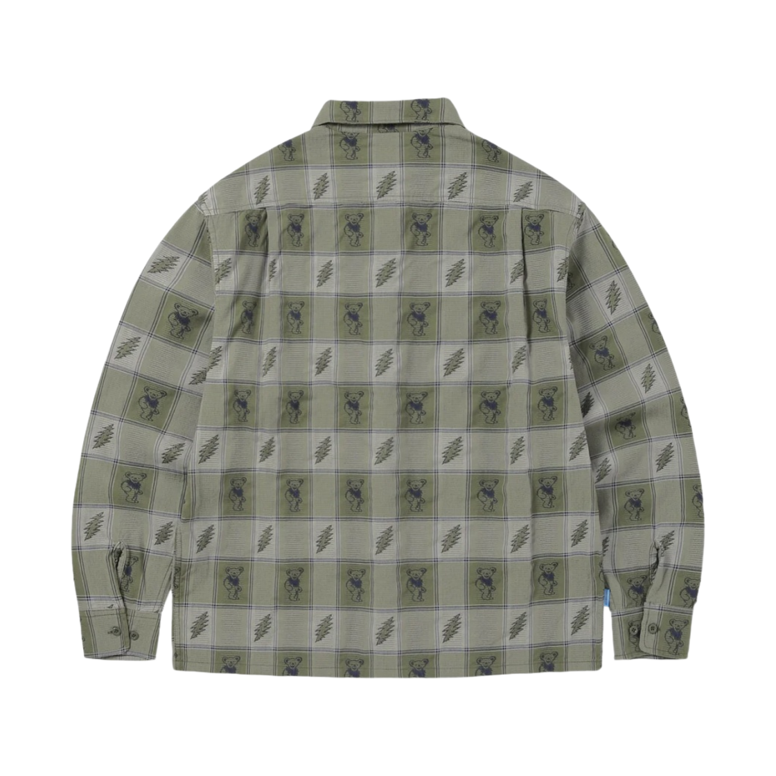 디스이즈네버댓 x 그레이트풀 데드 라이트닝 자카드 셔츠 머드(Thisisneverthat x Grateful Dead Lightning Jacquard Shirt Mud) - 2