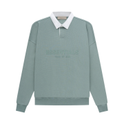 Essentials Waffle Henley Rugby Sycamore - 23SS