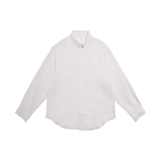 2502MLSWH(1) STU Linen Shirt White