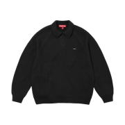 Supreme Small Box Polo Sweater Black - 24FW