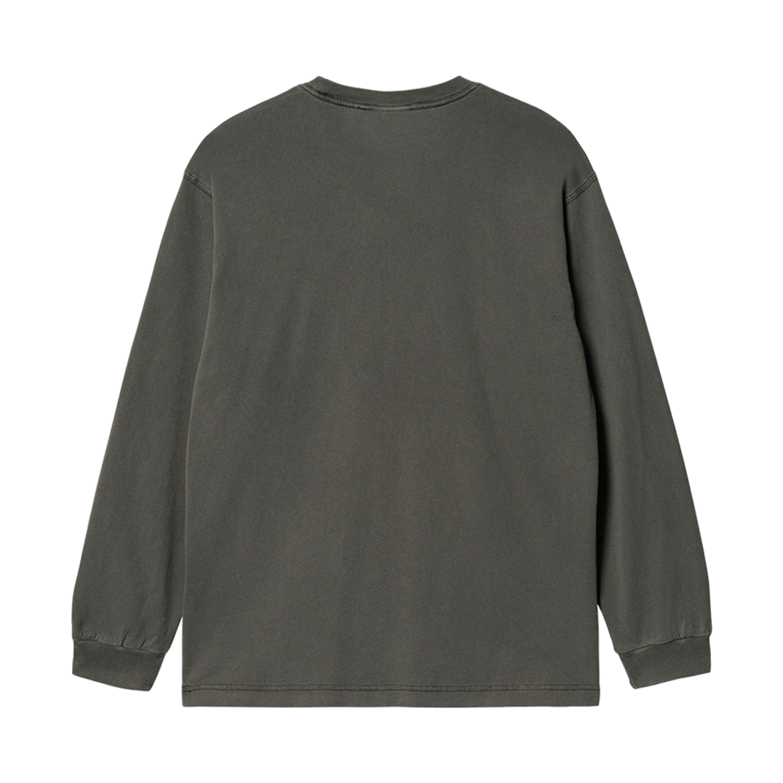 칼하트 WIP 넬슨 롱슬리브 티셔츠 블랙 가먼트 다이드(Carhartt WIP Nelson Long Sleeve T-Shirt Black Garment Dyed) - 2