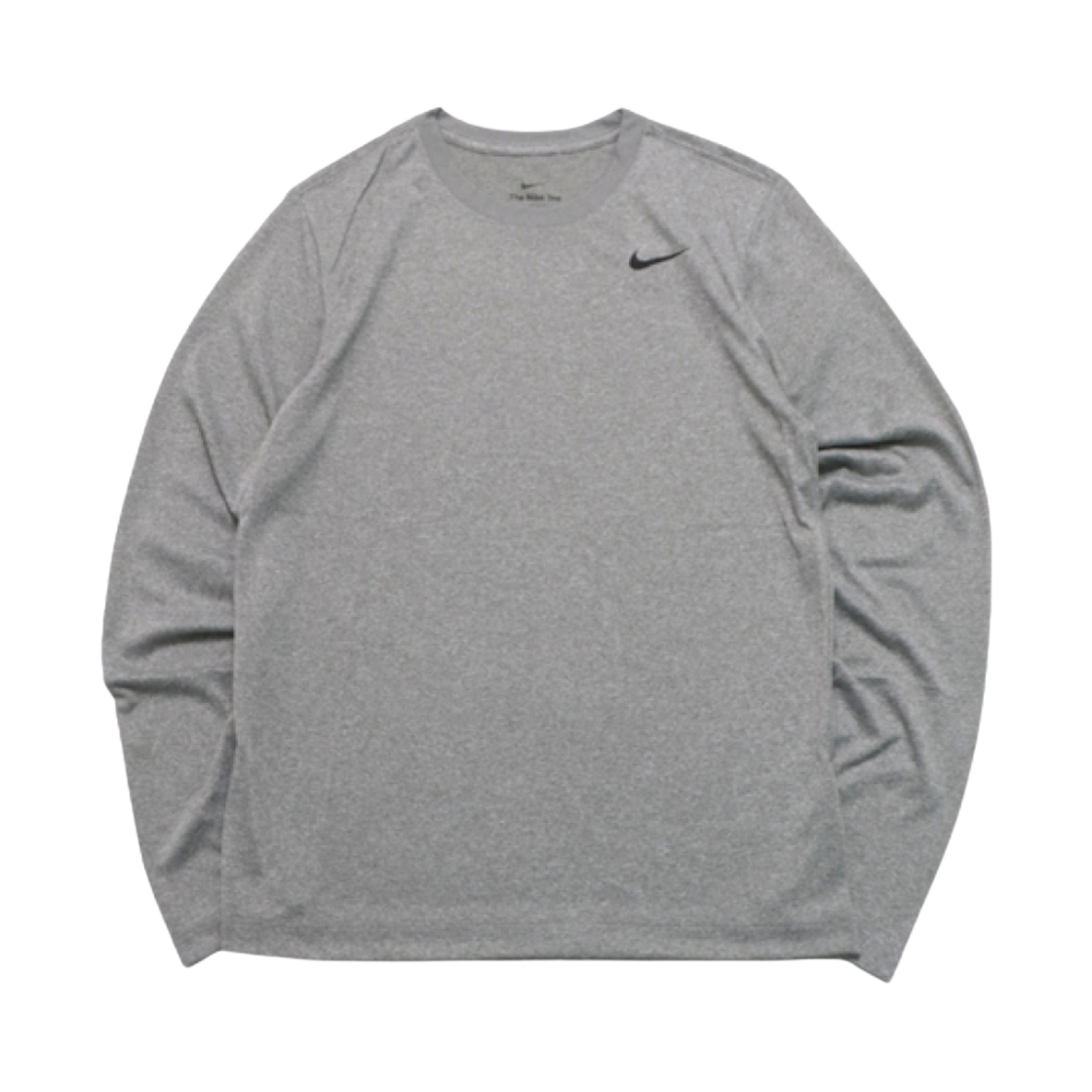 나이키 드라이핏 레전드 롱슬리브 피트니스 탑 텀블드 그레이 - US/EU(Nike Dri-Fit Legend Long Sleeve Fitness Top Tumbled Grey - US/EU) - 1