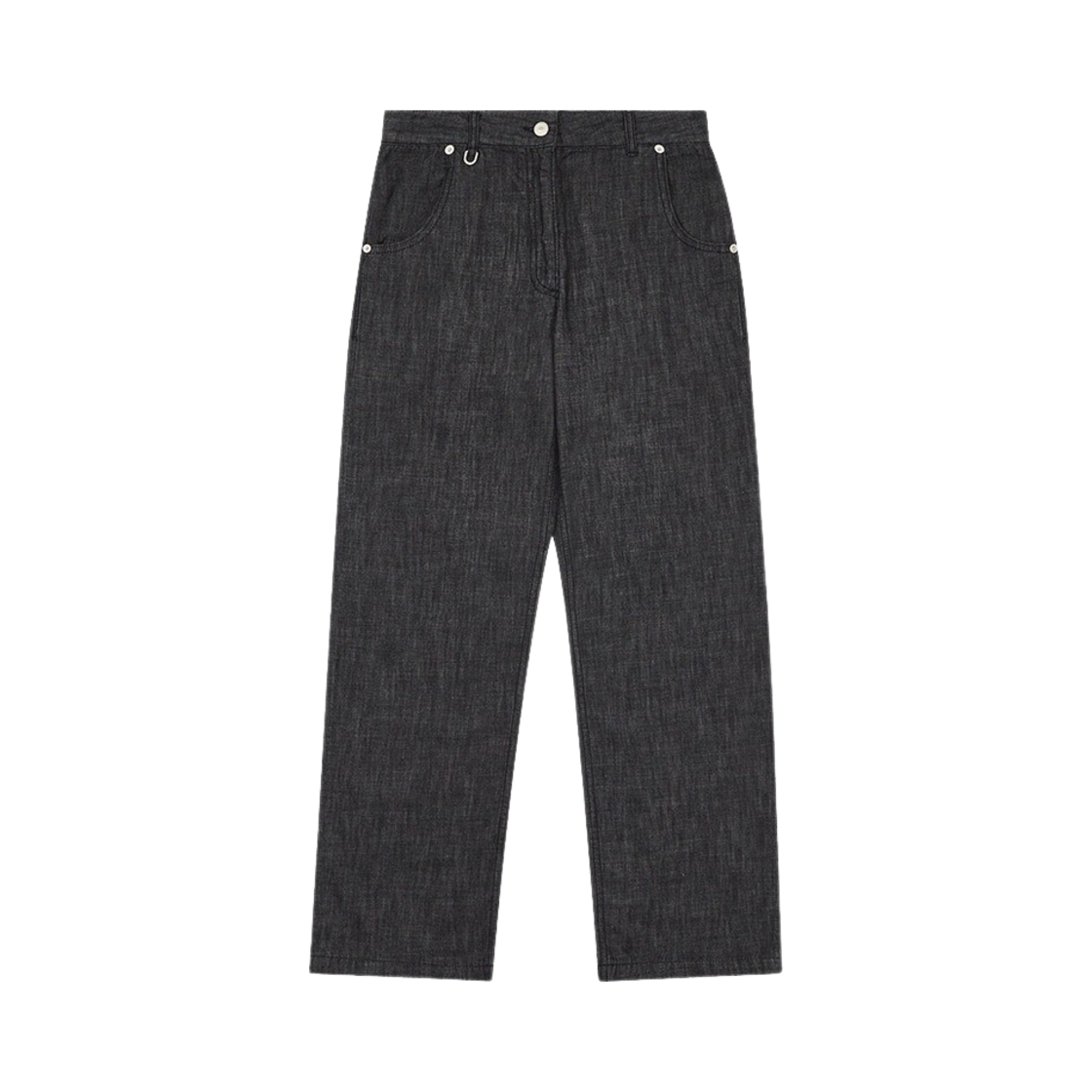 saf00183 Safarispot Roux Base Uniform Light Denim Pants Black