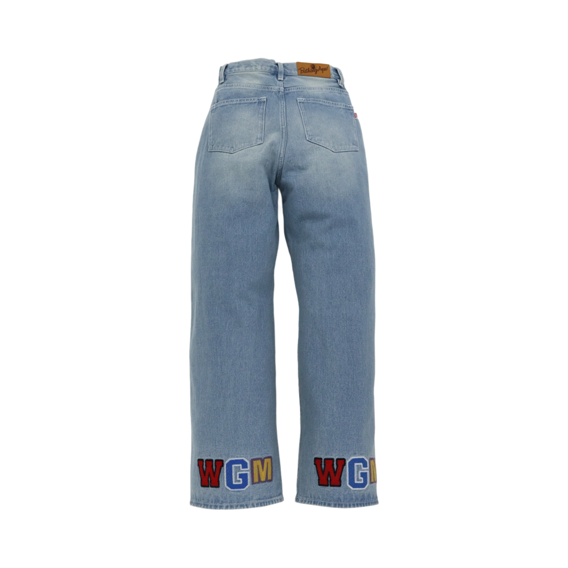 (W) 베이프 샤크 데님 팬츠 데님((W) BAPE Shark Denim Pants Denim) - 2