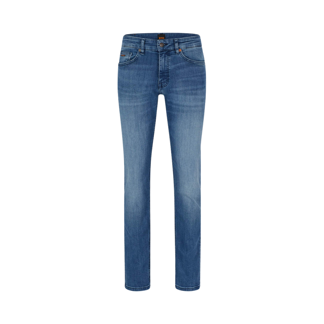 휴고 보스 델라웨어 슈퍼 스트레치 슬림 핏 진 미디움 블루(Hugo Boss Delaware Super Stretch Slim Fit Jeans Medium Blue)