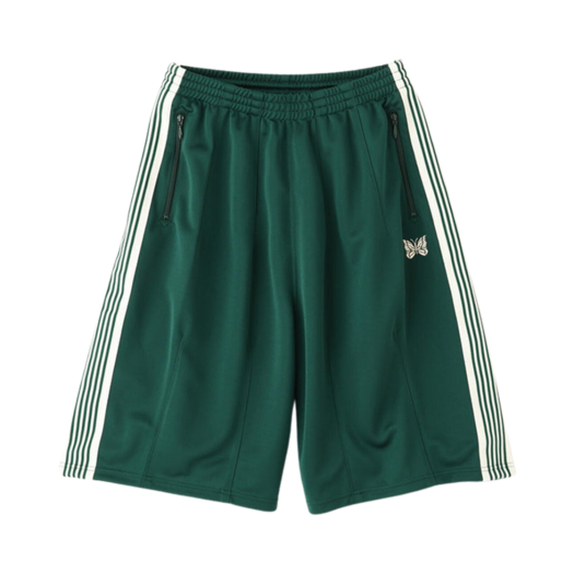 QV1596 Needles x LHP Track Shorts Poly Smooth Green