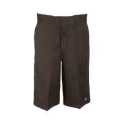 Dickies Loose Fit 13 Inch Flat Front Work Shorts Dark Brown