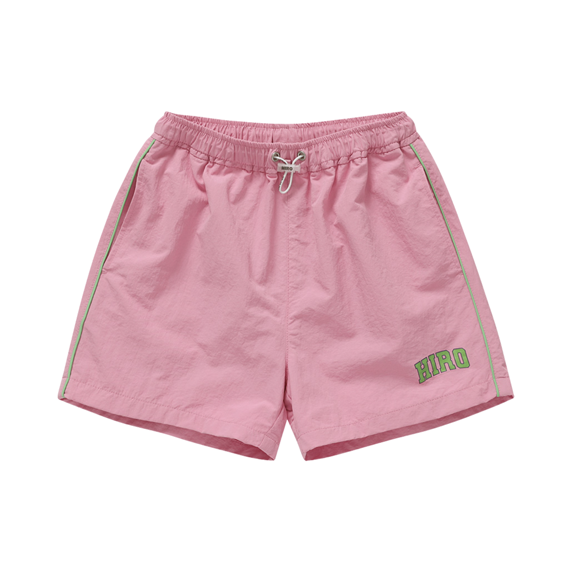 (키즈) 히로 캠퍼스 화섬 패브릭 쇼츠 핑크((Kids) Hiro Campus Chemical-Fiber Fabric Shorts Pink)