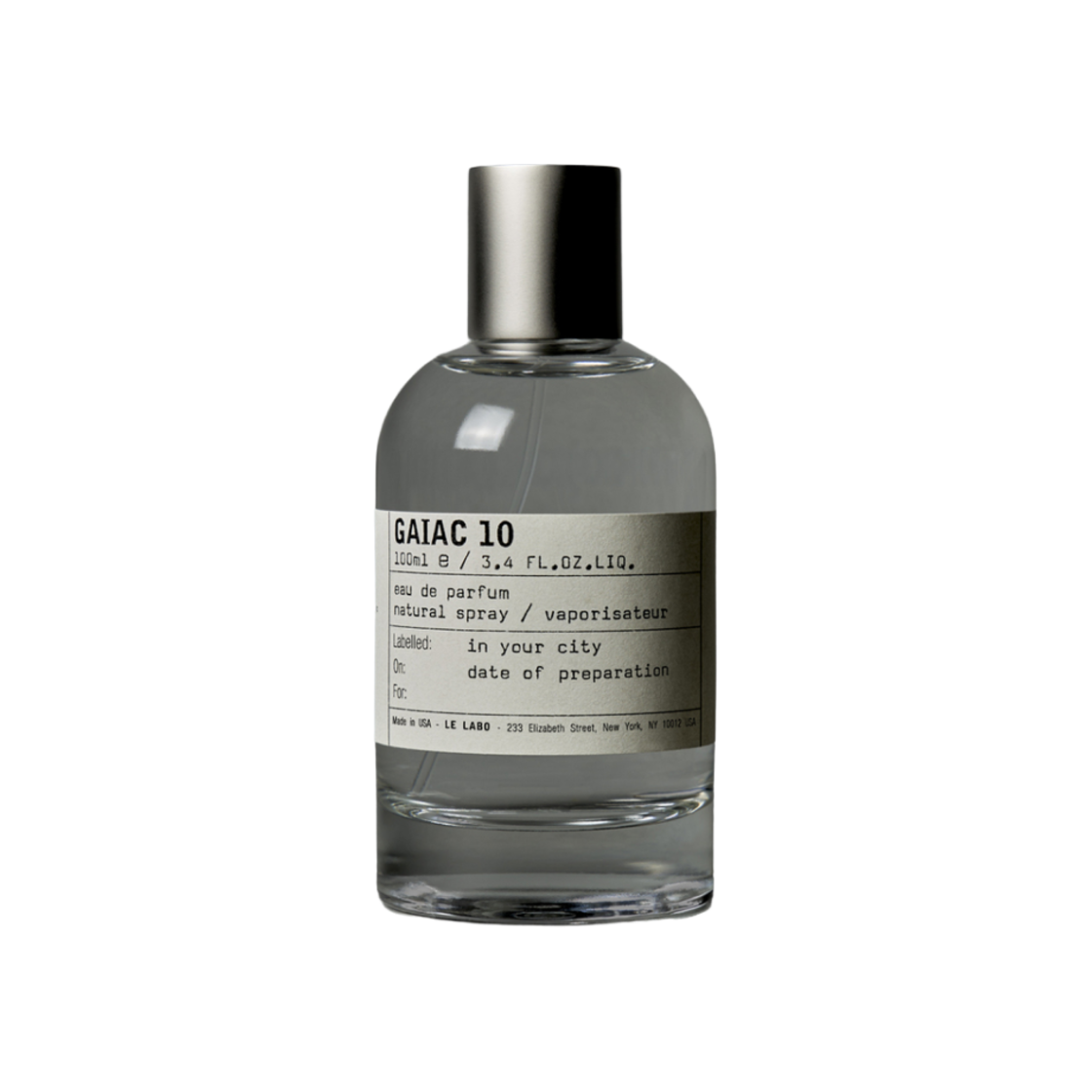 - Le Labo Gaiac 10 Eau De Parfum 100ml
