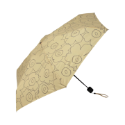 Marimekko Mini Manual Piirto Unikko Umbrella Brown Black