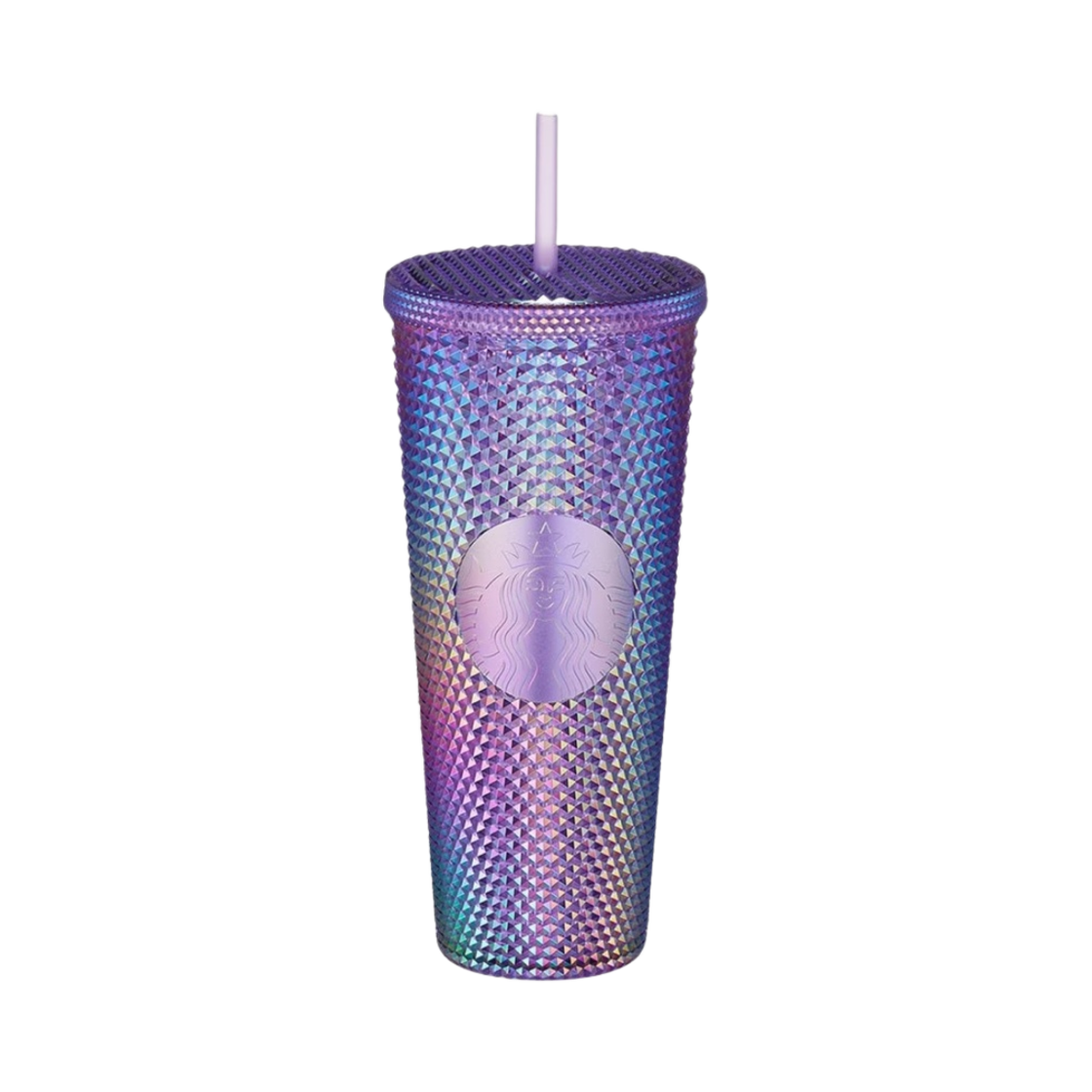 - Starbucks 22 Summer Stud Purple Hologram Cold Cup 710ml