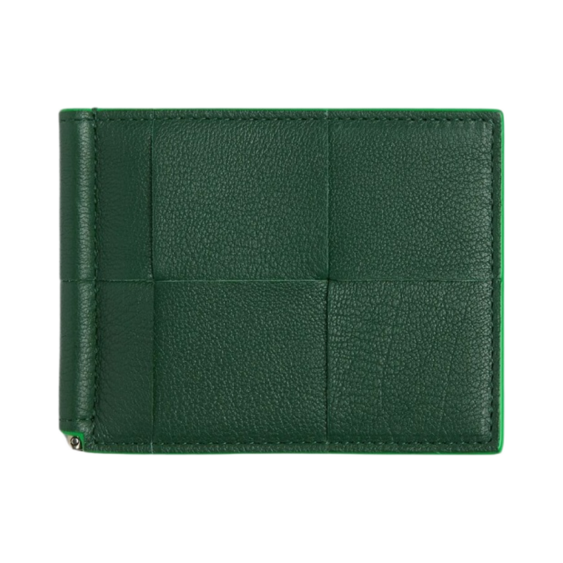 보테가 베네타 카세트백 빌 클립 지갑 레인트리 패러킷(Bottega Veneta Cassette Bill Clip Wallet Raintree Parakeet) - 1