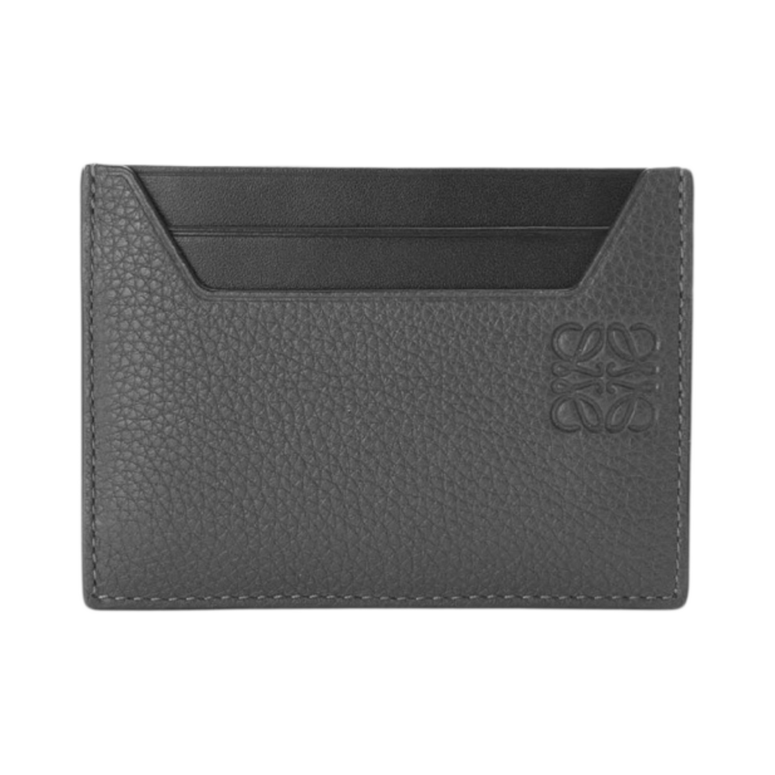 로에베 소프트 그레인드 카프스킨 플레인 카드홀더 앤트러사이트(Loewe Plain Card Holder in Soft Grained Calfskin Anthracite) - 1
