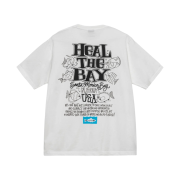 Stussy x Heal The Bay Ocean Pigment Dyed T-Shirt Natural