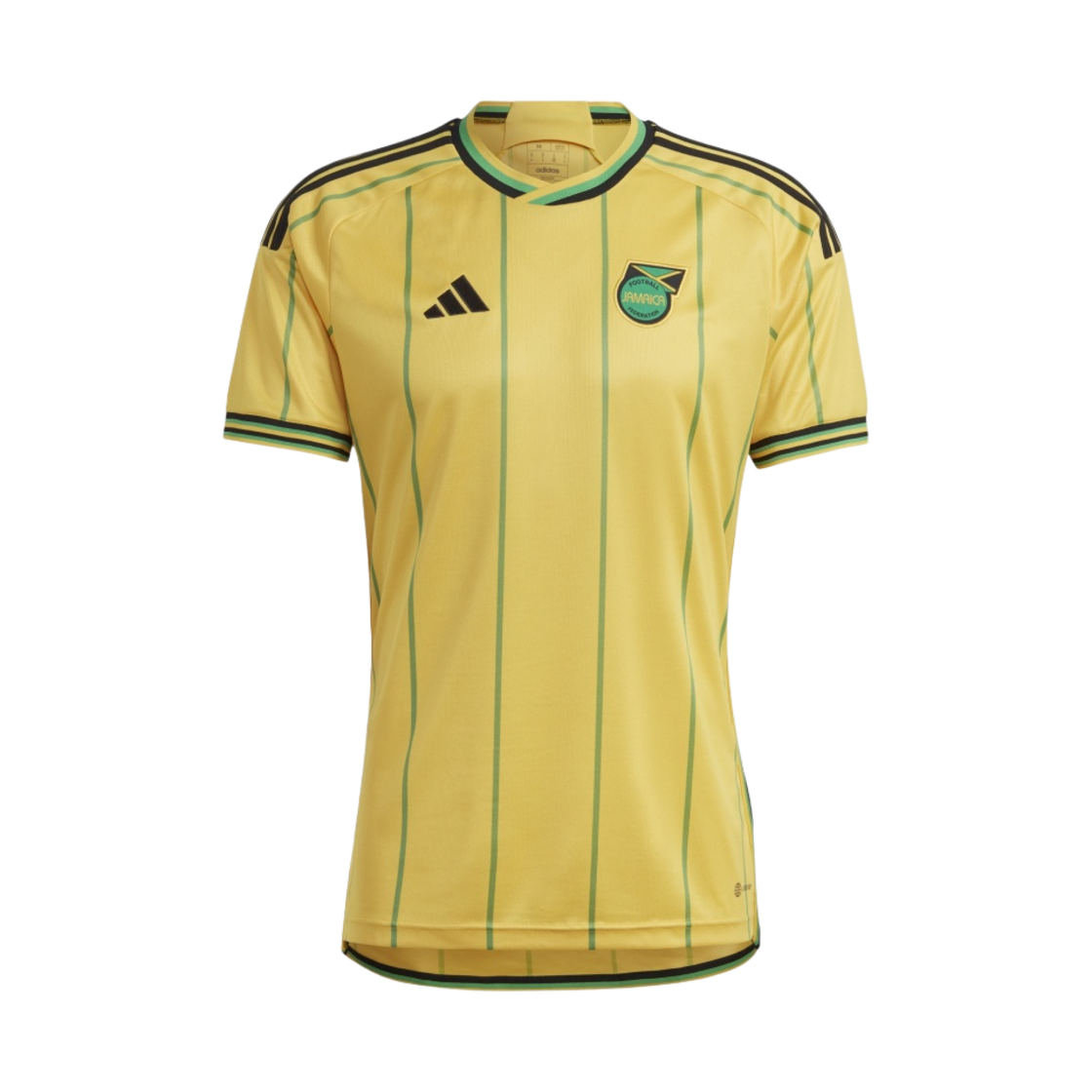 아디다스 x 웨일스 보너 자메이카 23 홈 저지 볼드 골드 비비드 그린 - US 사이즈 (논 마킹 버전)(Adidas x Wales Bonner Jamaica 23 Home Jersey Bold Gold Vivid Green - US Sizing (Non Marking Ver.)) - 1