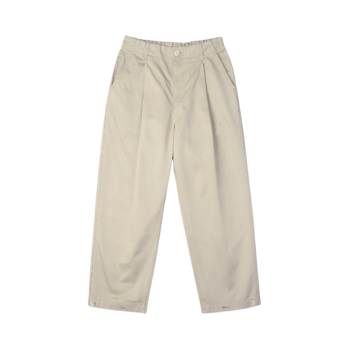 아마이유우츠 워시드 코튼 와이드 팬츠 베이지(Amaiyuutsu Washed Cotton Wide Pants Beige)