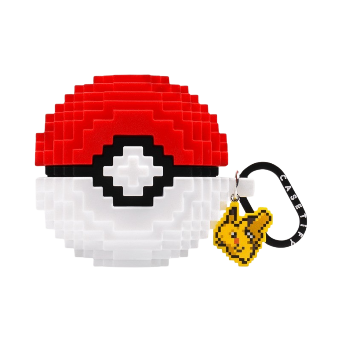 케이스티파이 x 포켓몬 픽셀 포켓볼 3D 에어팟 프로 케이스(Casetify x Pokemon Pixel Poke Ball 3D AirPods Pro Case)