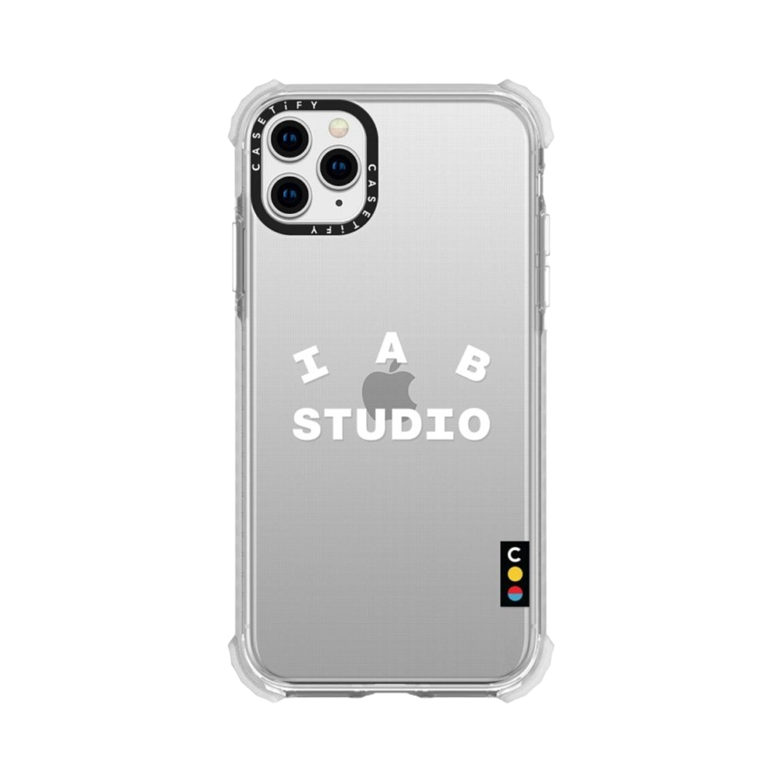 케이스티파이 x 아이앱 스튜디오 아이폰 화이트 로고 울트라 임팩트 범퍼 케이스 클리어(Casetify x IAB Studio iPhone White Logo Ultra Impact Bumper Case Clear) - 9