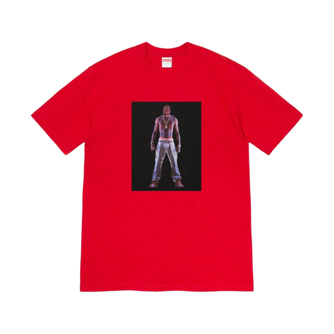 - Supreme Tupac Hologram T-Shirt Red - 20SS