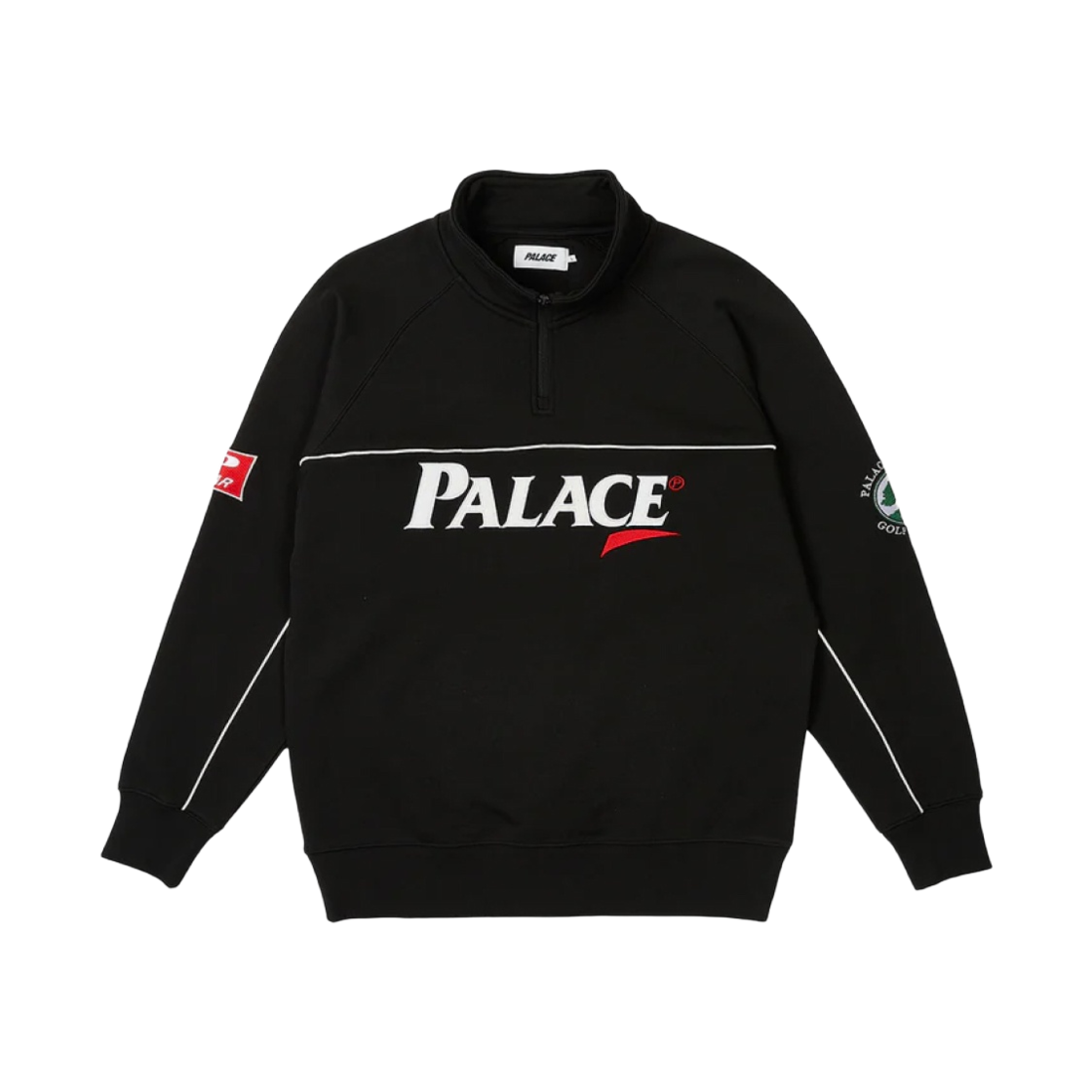 팔라스 팔 1/4 집 퍼넬 블랙 - 23FW(Palace Par 1/4 Zip Funnel Black - 23FW) - 1