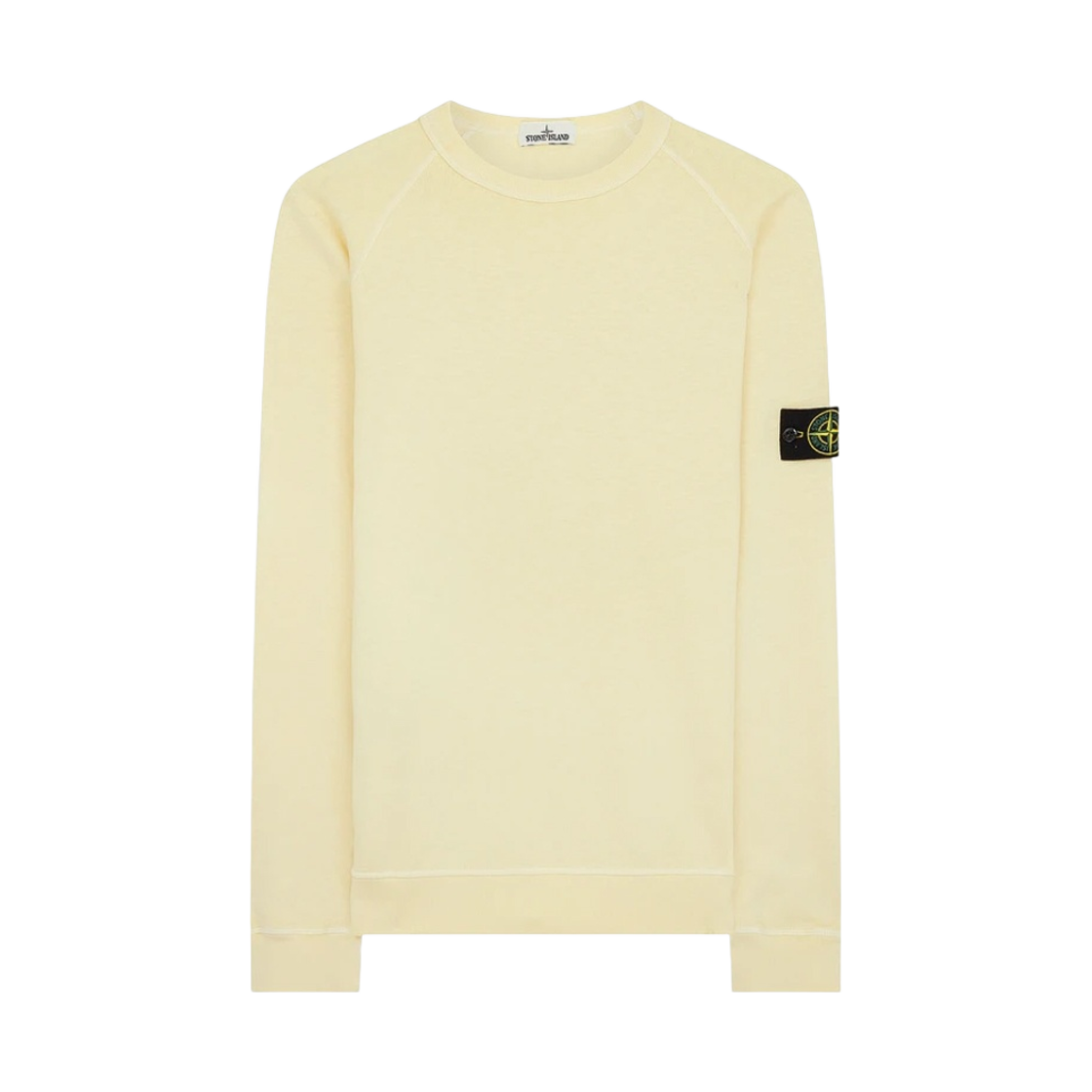 스톤 아일랜드 66060 올드이펙트 스웨트셔츠 레몬 - 21SS(Stone Island 66060 T.CO+OLD Sweatshirt Lemon - 21SS) - 1