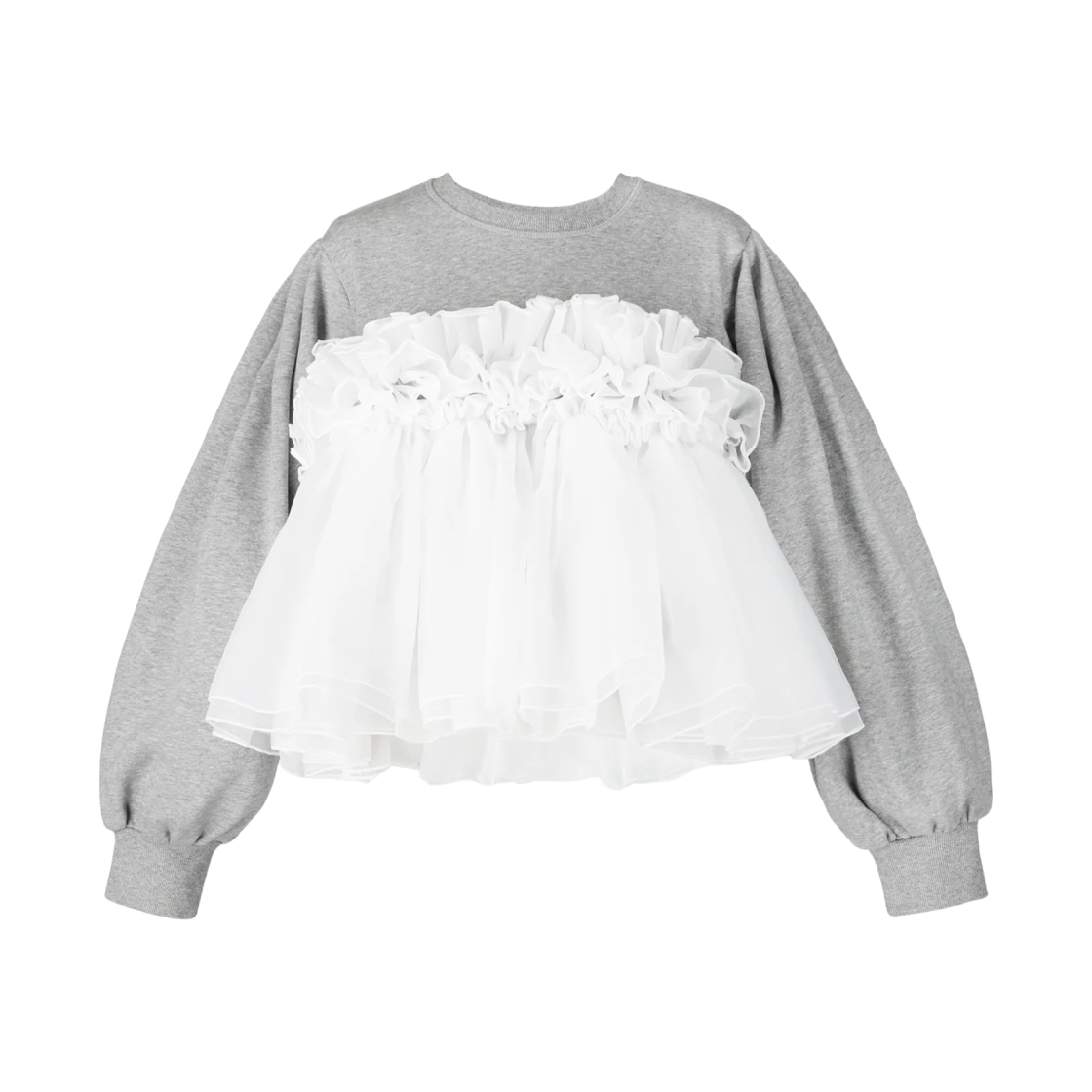 (W) 비비 안젤리카 스웨트셔츠 그레이((W) Bibiy. Angelica Sweatshirt Gray)