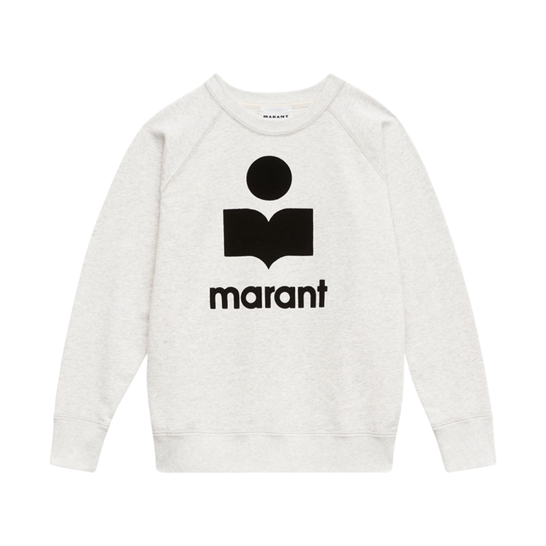 (W) 이자벨 마랑 밀리니 코튼 로고 스웨트셔츠 에크루 - 25SS((W) Isabel Marant Millyny Cotton Sweatshirt with Logo Ecru - 25SS)