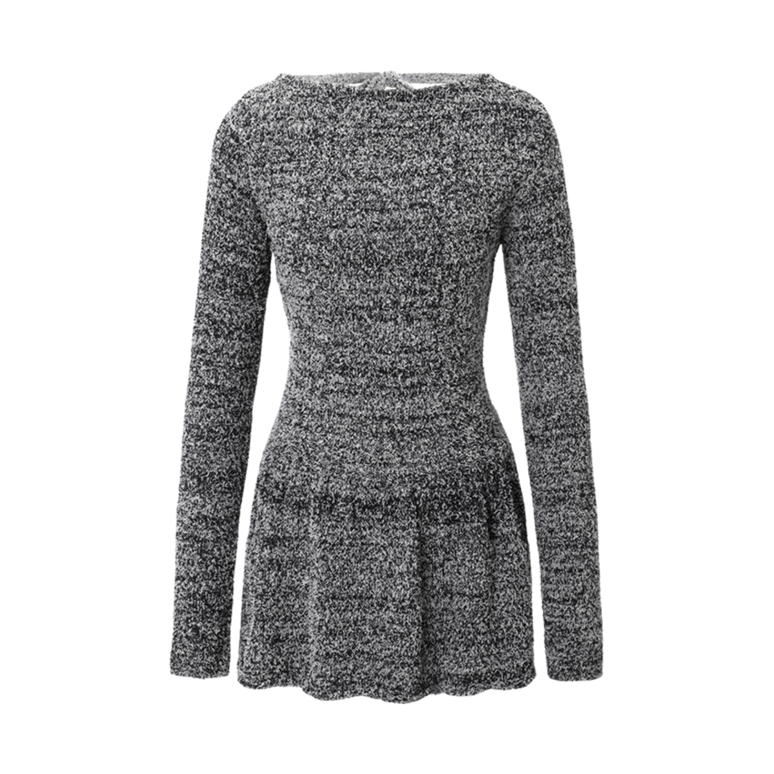 (W) 쓰리타임즈 샌디 부클 드레스 그레이((W) Threetimes Sandy Boucle Dress Grey) - 1