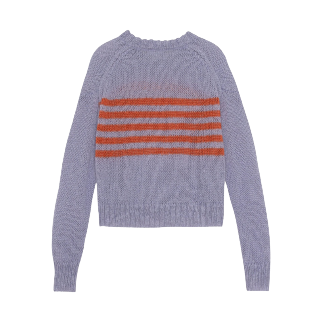 (W) 가니 모헤어 풀오버 코스믹 스카이((W) Ganni Mohair Pullover Cosmic Sky) - 2