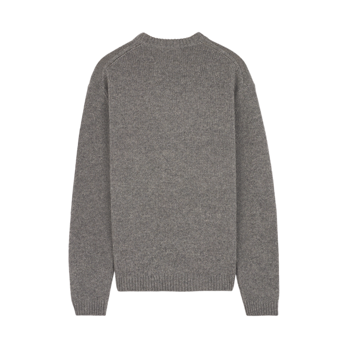 메종 키츠네 드레스드 폭스 인타르시아 점퍼 미디움 그레이 멜란지(Maison Kitsune Dressed Fox Intarsia Jumper Medium Grey Melange) - 2