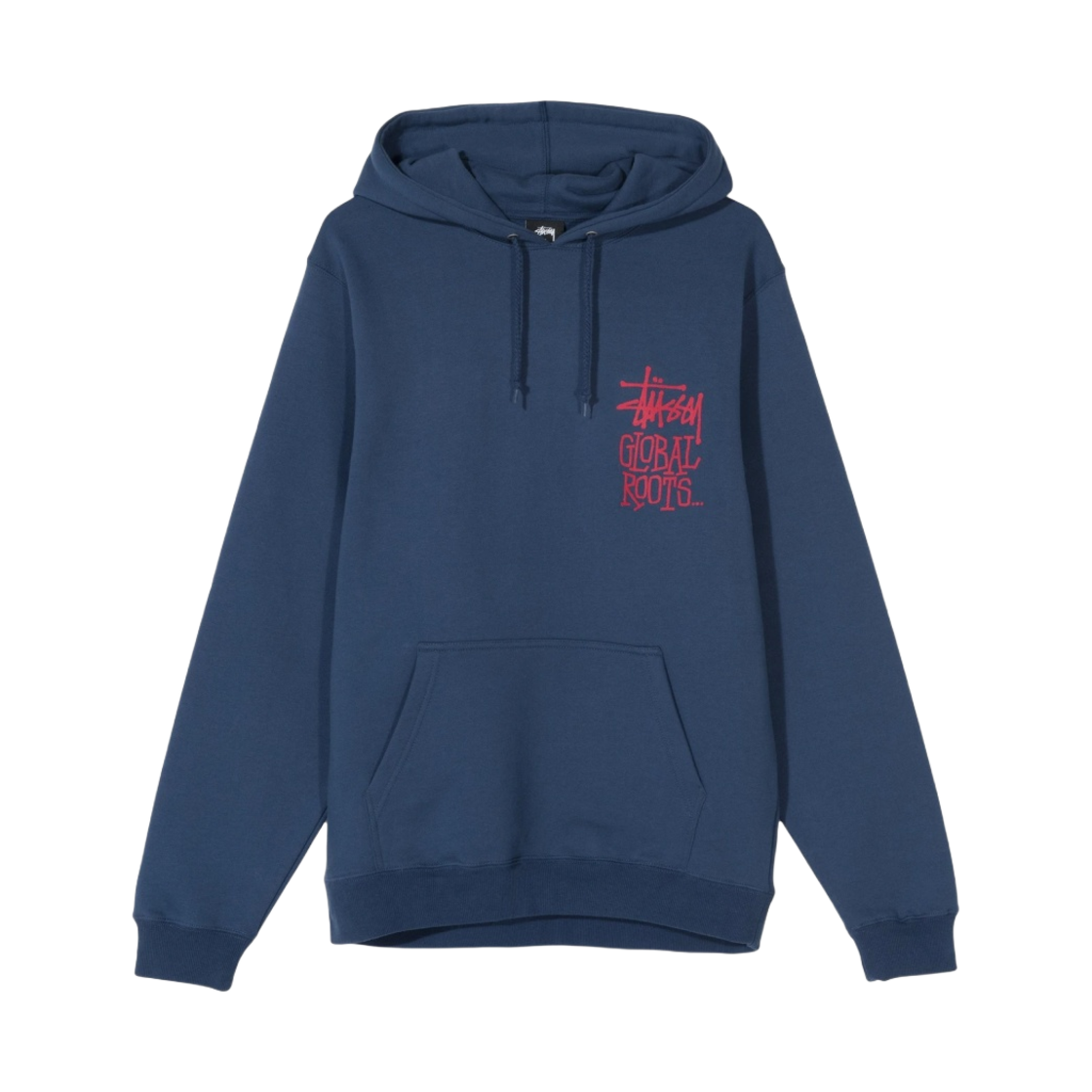 (W) 스투시 글로벌 루트 후드 네이비((W) Stussy Global Roots Hood Navy) - 1