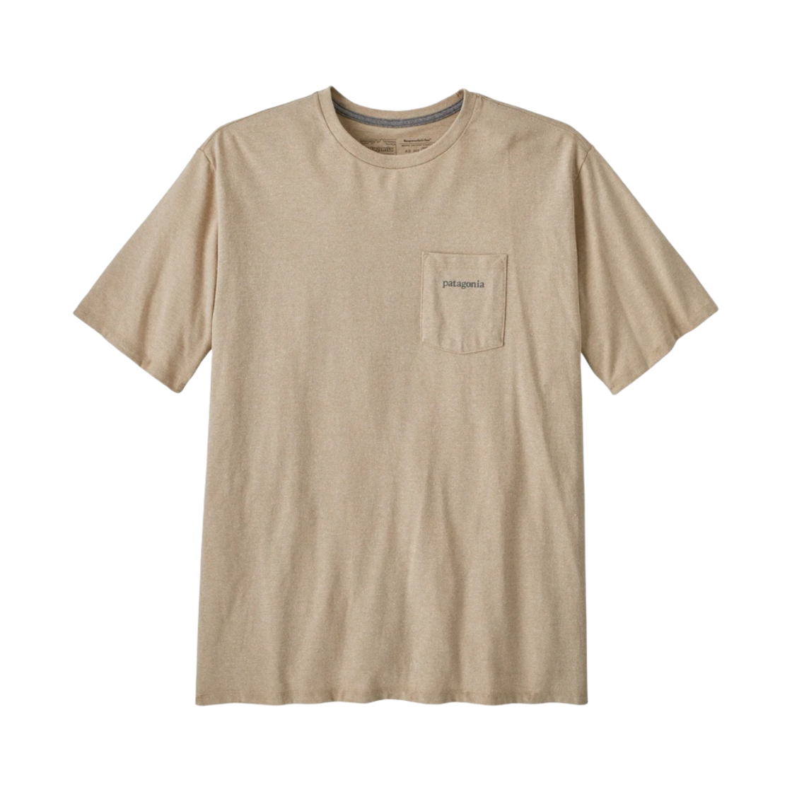 파타고니아 라인 로고 릿지 포켓 리스폰시빌리티 오어 탄(Patagonia Line Logo Ridge Pocket Responsibili-Tee Oar Tan) - 2