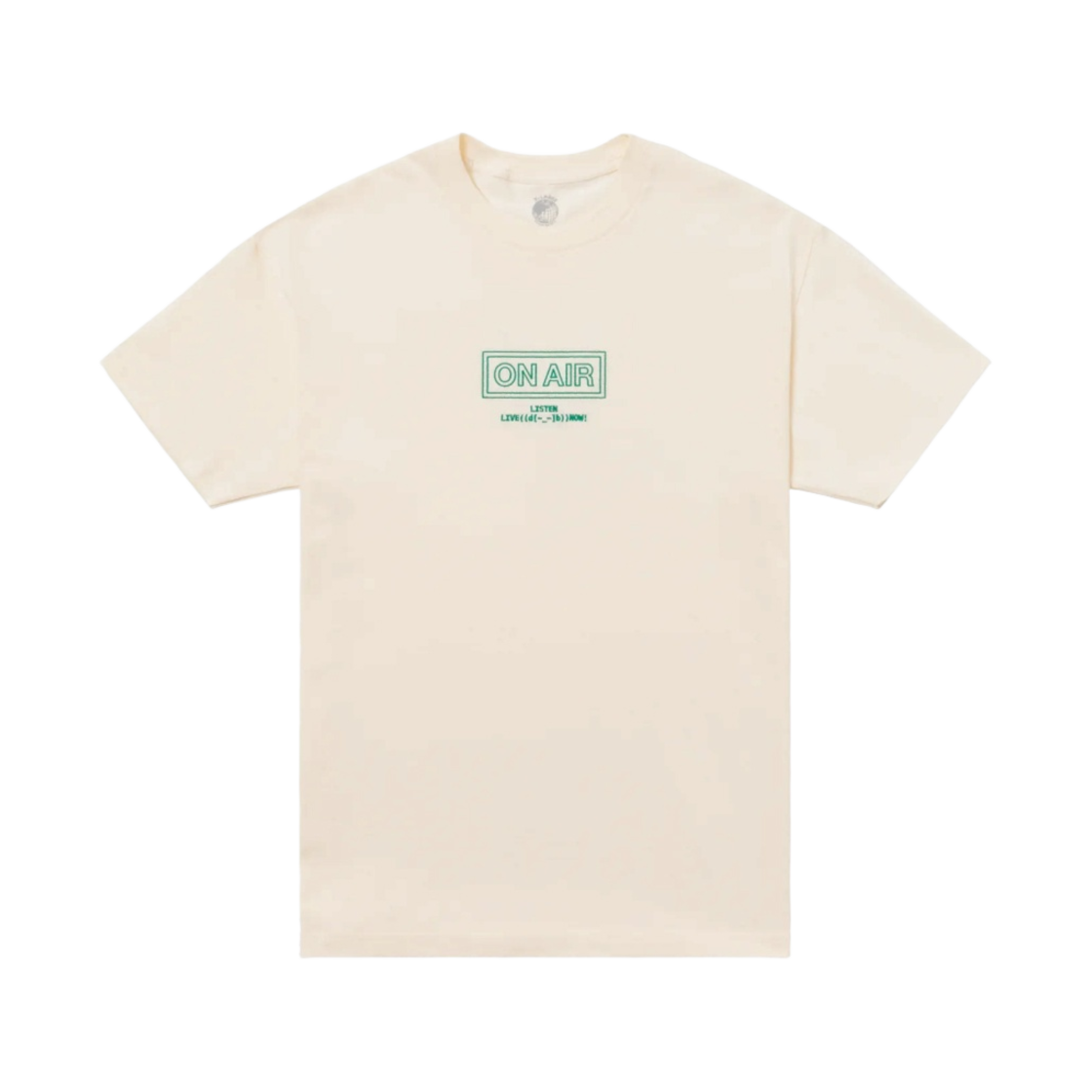 온 에어 자수 S/SL 티셔츠 내츄럴(On Air Embroidered S/SL T-Shirt Natural)