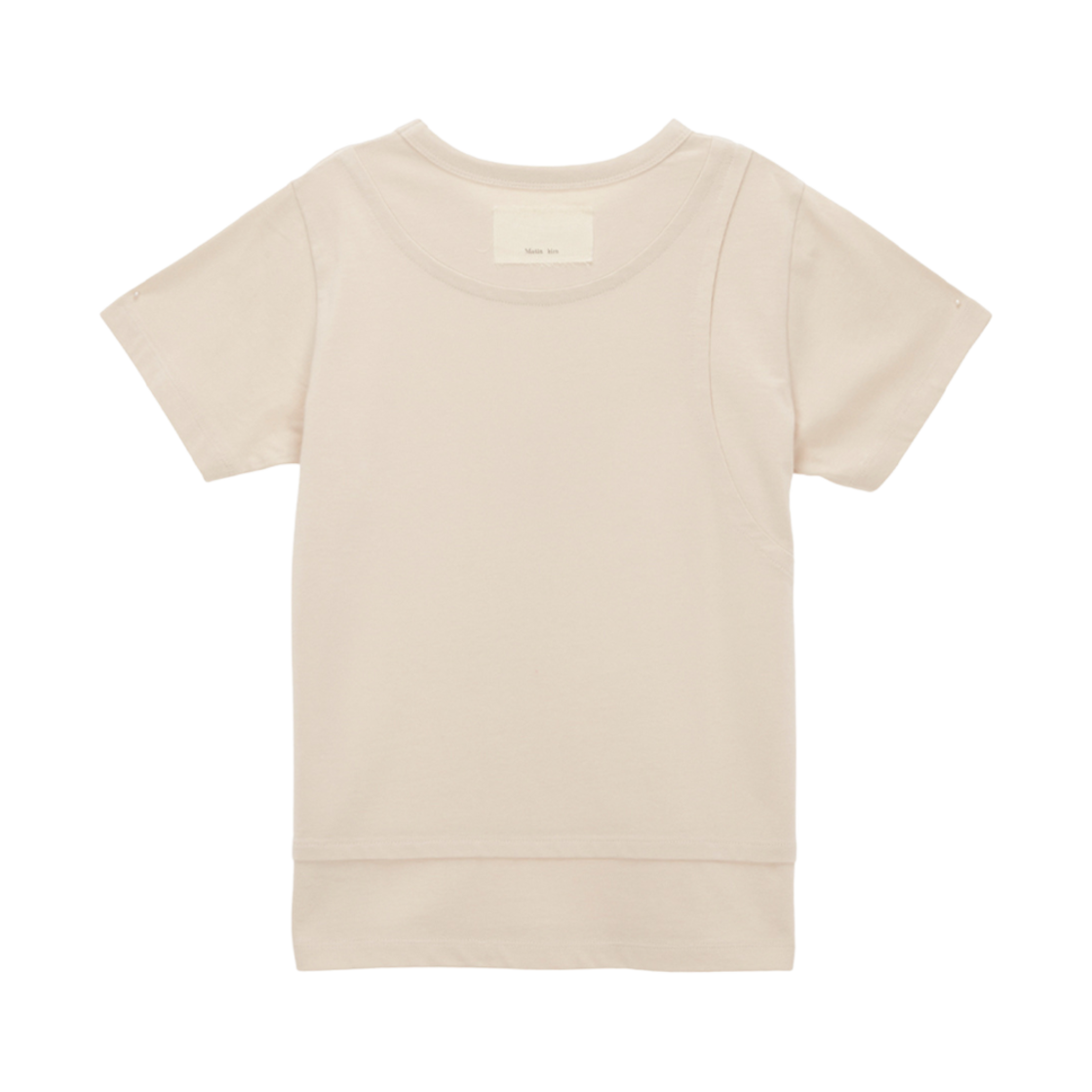 (W) 마뗑킴 레이어드 디테일 탑 페일 베이지((W) Matin Kim Layered Detail Top Pale Beige) - 2