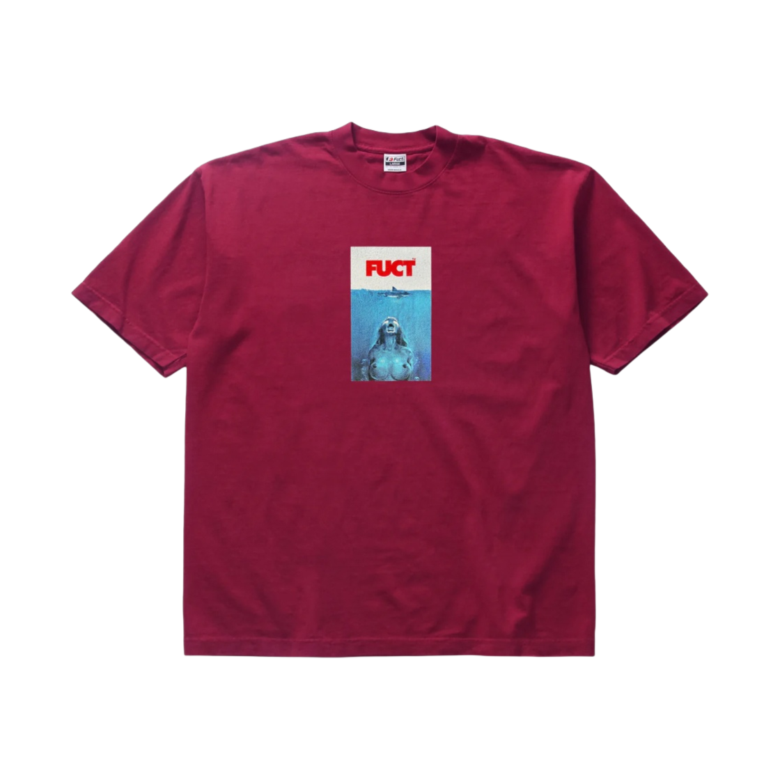 퍽트 죠스 티셔츠 버건디 - 24SS(Fuct Jawz T-Shirt Burgundy - 24SS)